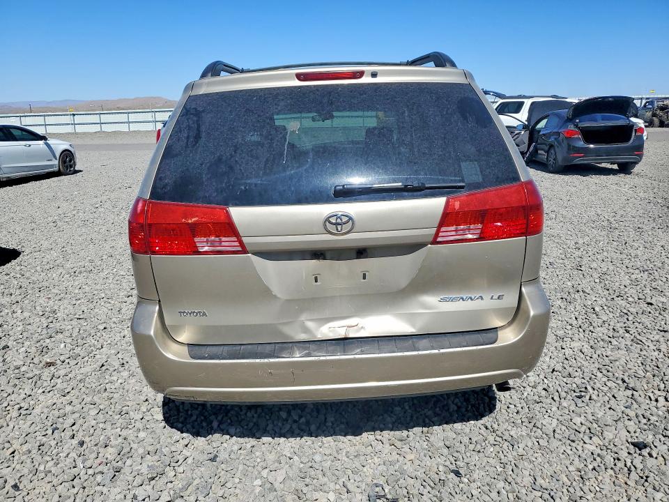 2005 Toyota Sienna VIN 5TDZA23C95S356845 COPART salvage auction — FRONT END, Ca - Certificate Of Title, sold $100 on 2026-07-23 (photo 6)