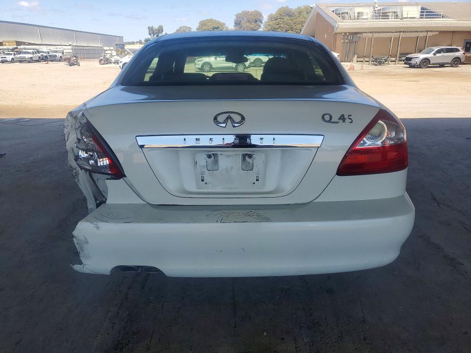2003 Infiniti Q45 VIN JNKBF01A03M101470 COPART salvage auction — REAR END, Ca - Salvage Certificate, sold $325 on 2026-07-14 (photo 6)