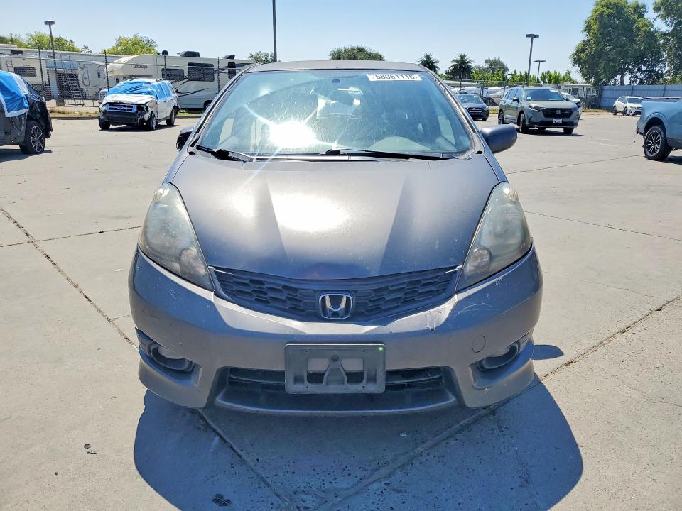 2013 Honda Fit VIN JHMGE8H52DC033745 COPART salvage auction — REAR END, Ca - Salvage Certificate, sold $650 on 2026-07-13 (photo 5)