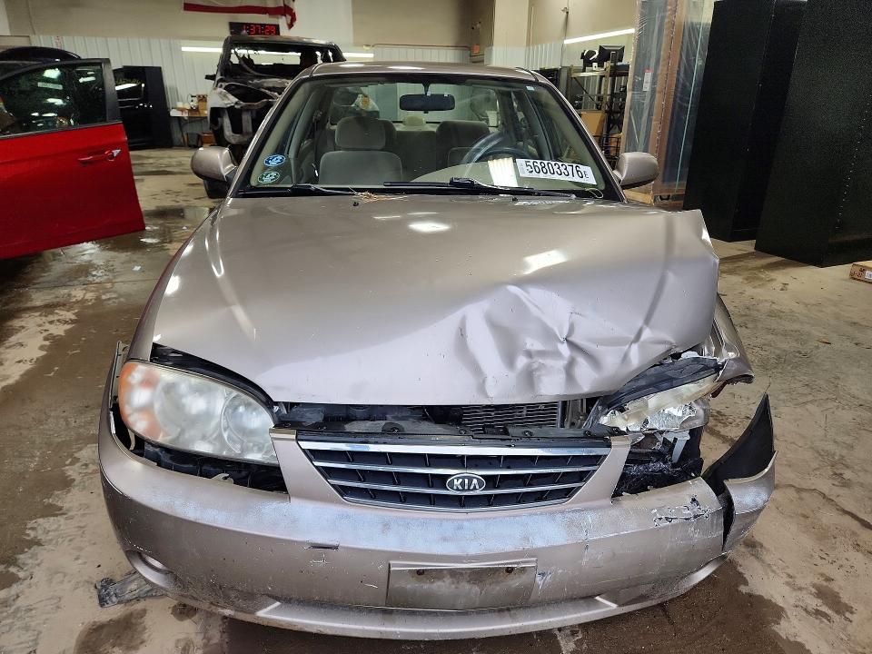 2003 Kia Spectra VIN KNAFB121835245231 COPART salvage auction — FRONT END, IL - SALVAGE CERTIFICATE, sold $275 on 2026-07-28 (photo 5)