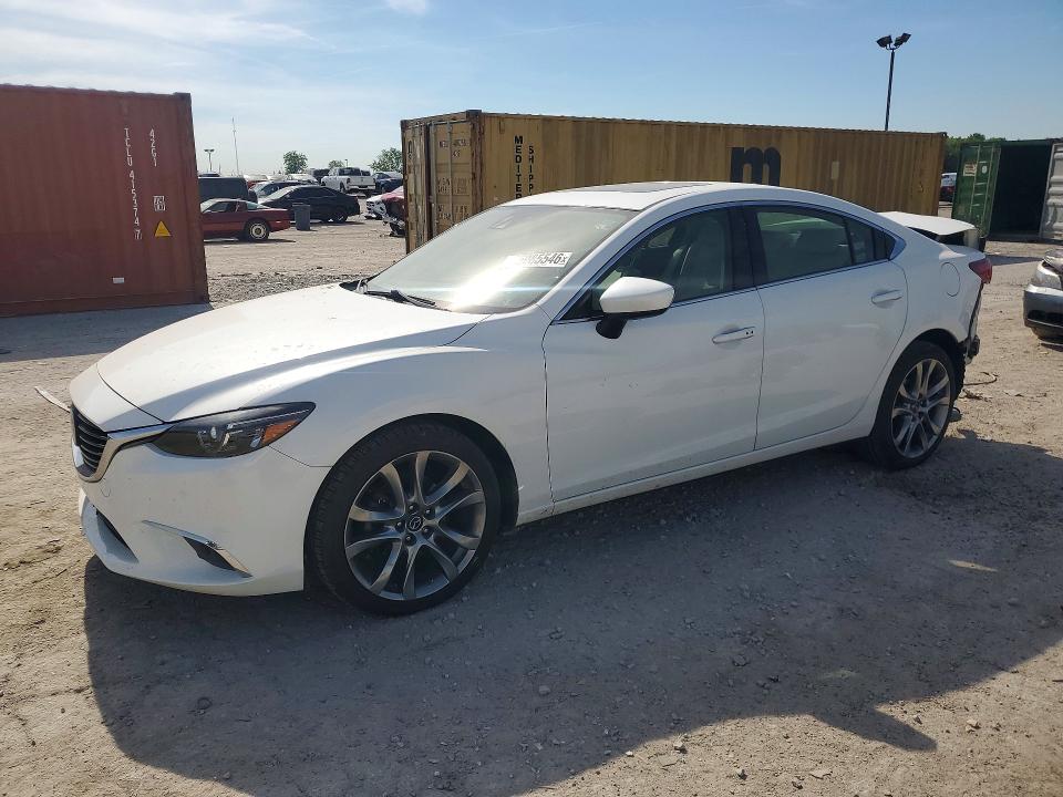 2016 Mazda 6 VIN JM1GJ1W5XG1451400 COPART salvage auction — REAR END, IN - CERT OF TITLE-SALVAGE TITLE, sold $2,550 on 2026-07-28 (photo 1)