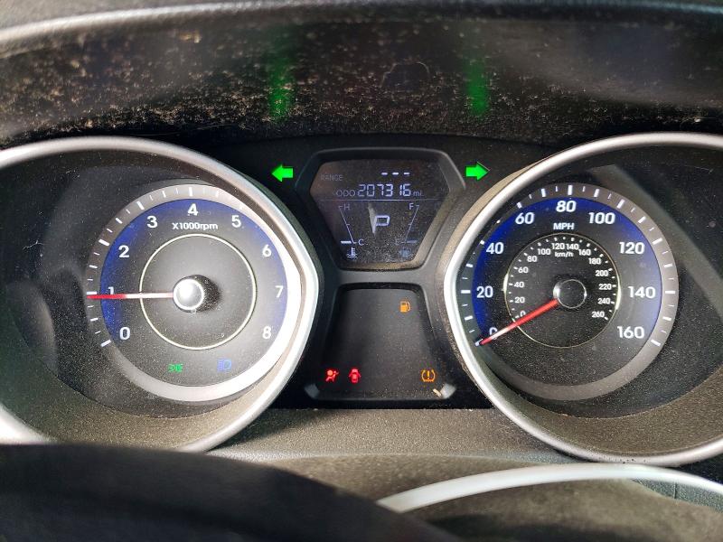2013 Hyundai Elantra VIN KMHDH4AE2DU656481 COPART salvage auction — FRONT END, Va - Cert Of Title - Salvage, sold $325 on 2026-07-24 (photo 9)