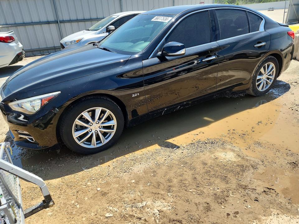 2017 Infiniti VIN JN1CV7AR2HM681368 COPART salvage auction — REAR END, KS - CERT OF TITLE-SALVAGE, sold $2,600 on 2026-07-02 (photo 1)