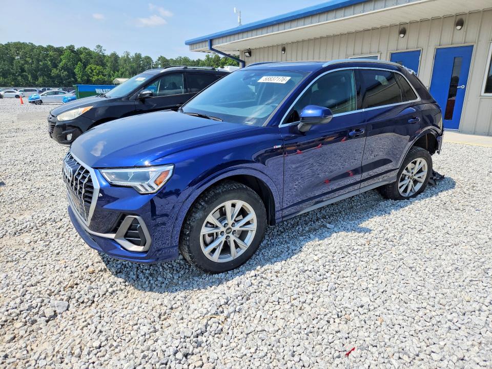 2022 Audi Q3 VIN WA1EECF31N1124123 COPART salvage auction — REAR END, GA - CERT OF TITLE-SALVAGE, sold $3,500 on 2026-07-28 (photo 1)