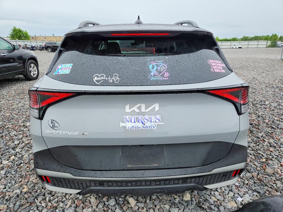 2024 Kia Sportage VIN 5XYK7CDF4RG197444 COPART salvage auction — FRONT END, Wi - Cert Of Title-Claim Paid, sold $7,200 on 2026-07-20 (photo 6)