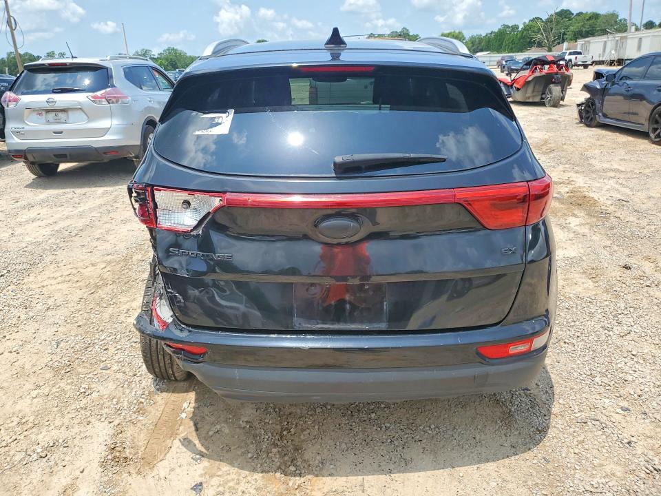 2017 Kia Sportage VIN KNDPN3AC5H7259340 COPART salvage auction — REAR END, Fl - Certificate Of Title, sold $2,300 on 2026-07-09 (photo 6)