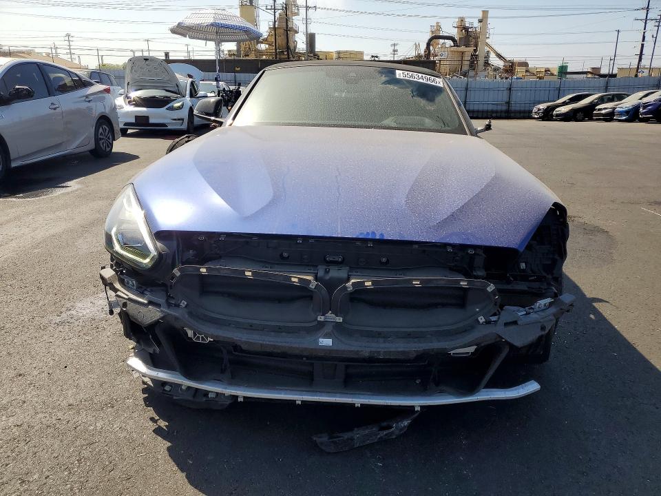 2023 BMW Z4 VIN WBAHF3C03PWY27056 COPART salvage auction — FRONT END, Ca - Salvage Certificate, sold $11,000 on 2026-07-13 (photo 5)
