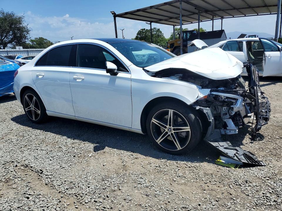 2019 Mercedes-benz A-klasse VIN WDD3G4EB4KW027461 COPART salvage auction — FRONT END, Ca - Salvage Certificate, sold $3,200 on 2026-07-17 (photo 4)