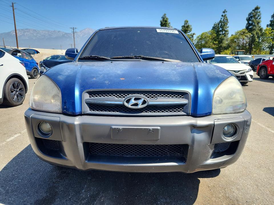 2006 Hyundai Tucson VIN KM8JN12DX6U282169 COPART salvage auction — NORMAL WEAR, Ca - Dis/Dlr/Exp Only Clean Title, sold $250 on 2026-07-28 (photo 5)