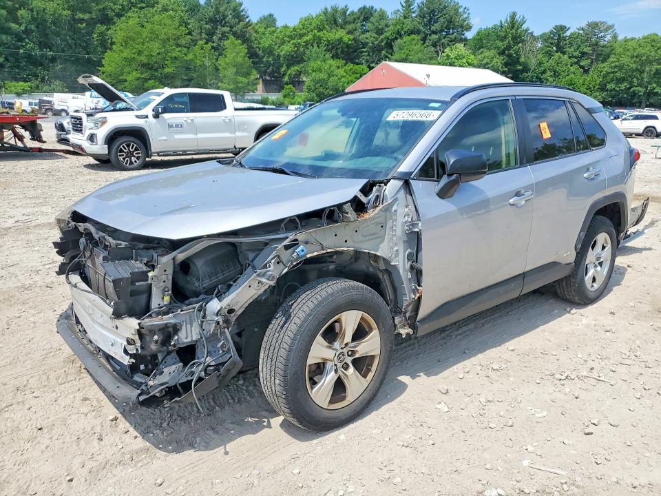2019 Toyota Rav 4 VIN JTMLWRFV6KD015732 COPART salvage auction — FRONT END, Ma - Cert Of Title-Salvage, sold $8,900 on 2026-07-27 (photo 1)