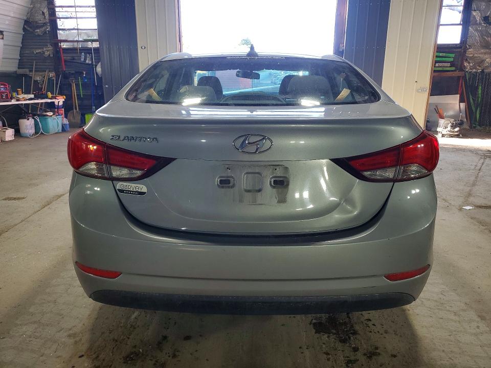 2015 Hyundai Elantra VIN KMHDH4AEXFU248975 COPART salvage auction — FRONT END, Ny - Mv-907A Salvage Certificate, sold $975 on 2026-07-15 (photo 6)