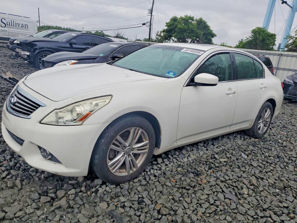 2013 Infiniti VIN JN1CV6AR3DM356717 COPART salvage auction — FRONT END, Nj - Cert Of Title-Salvage, sold $425 on 2026-07-27 (photo 1)