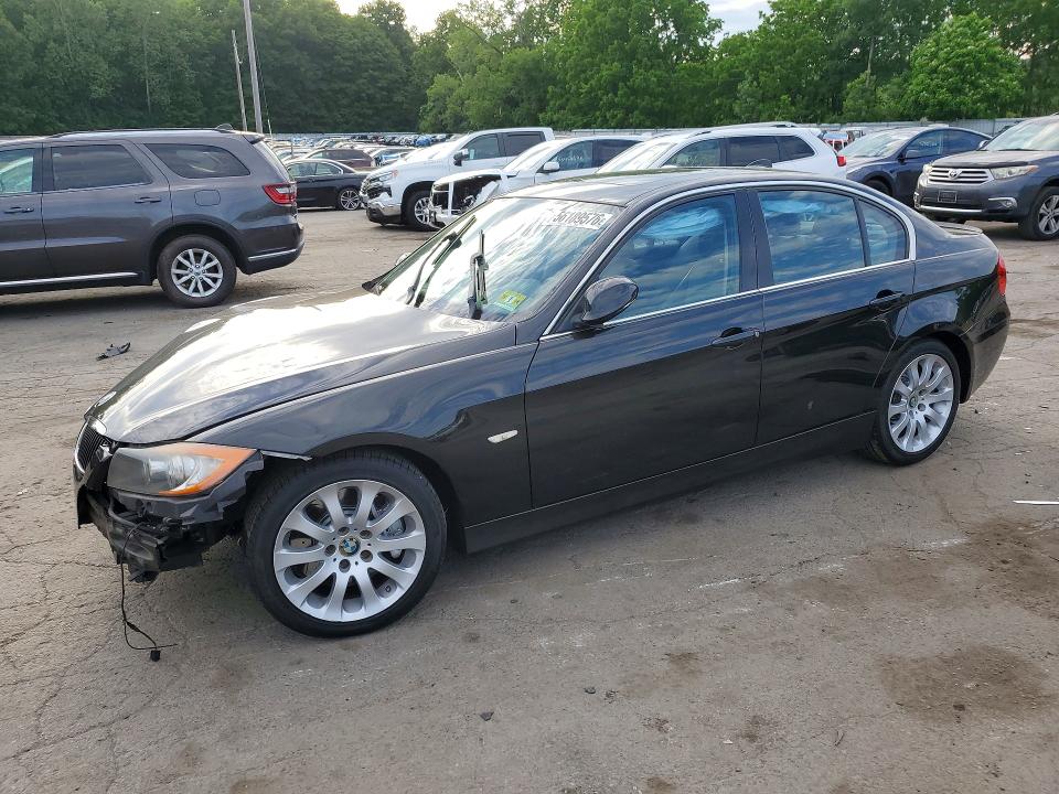 2008 BMW 3 series VIN WBAVD535X8A283525 COPART salvage auction — FRONT END, NY - MV-907A SALVAGE CERTIFICATE, sold $350 on 2026-07-21 (photo 1)