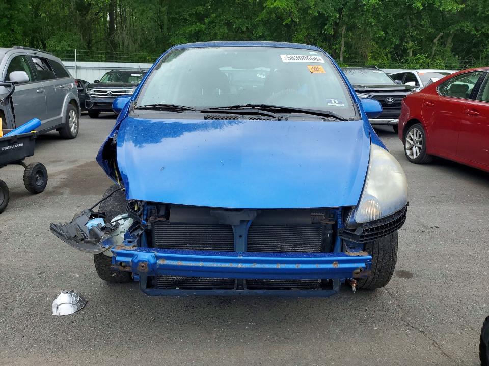 2008 Honda Fit VIN JHMGD37608S033710 COPART salvage auction — FRONT END, Nj - Cert Of Title-Salvage, sold $425 on 2026-07-28 (photo 5)