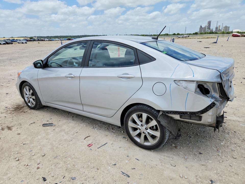 2014 Hyundai VIN KMHCU4AE3EU676750 COPART salvage auction — REAR END, Tx - Salvage Vehicle Title, sold $1,700 on 2026-07-16 (photo 2)