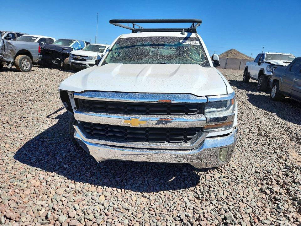 2018 Chevrolet Silverado 1500 VIN 1GCRCREC1JZ266355 COPART salvage auction — FRONT END, Az - Cert Of Title - Salvage, sold $3,650 on 2026-07-02 (photo 5)