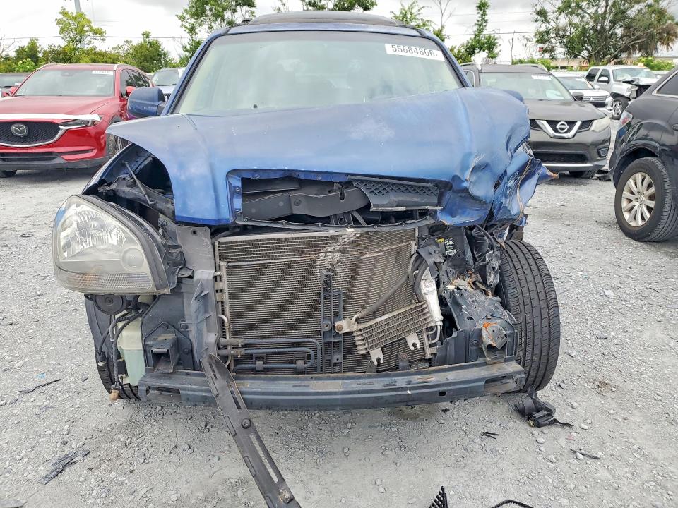 2006 Hyundai Tucson VIN KM8JN12D86U295017 COPART salvage auction — FRONT END, Fl - Cert Of Title Slvg Rebuildable, sold $375 on 2026-07-07 (photo 5)