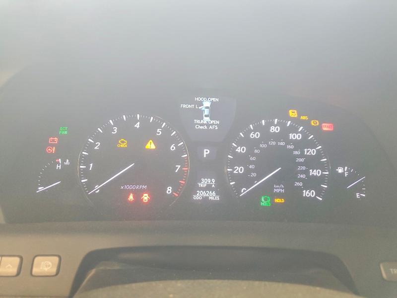2007 Lexus Ls VIN JTHBL46F475042539 COPART salvage auction — FRONT END, Mn - Cert Of Title-Salvage, sold $700 on 2026-07-02 (photo 9)