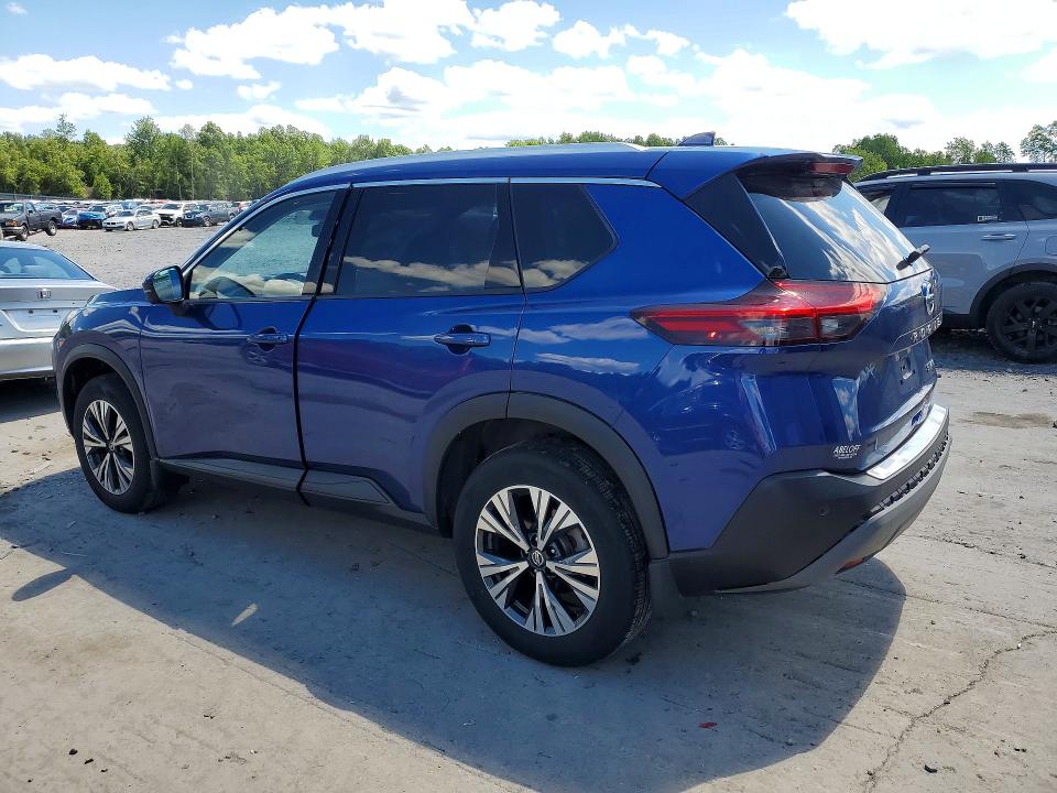 2021 Nissan Rogue VIN JN8AT3BB5MW222536 COPART salvage auction — SIDE, Pa - Certificate Of Salvage, sold $700 on 2026-07-29 (photo 2)