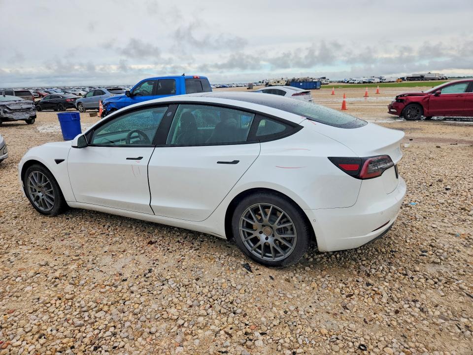 2021 Tesla VIN 5YJ3E1EA5MF854821 COPART salvage auction — REAR END, Tx - Salvage Vehicle Title, sold $2,100 on 2026-07-30 (photo 2)