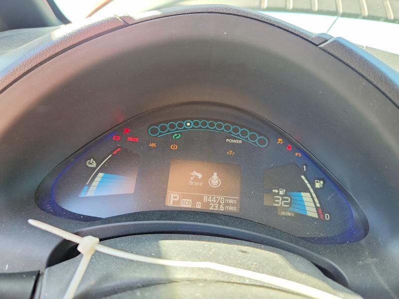 2013 Nissan Leaf VIN 1N4AZ0CP8DC408047 COPART salvage auction — FRONT END, Ca - Salvage Certificate, sold $30 on 2026-07-09 (photo 9)