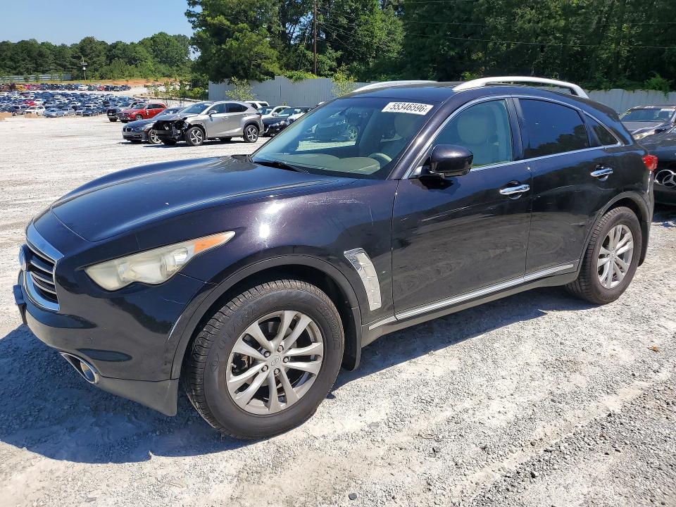 2012 Infiniti Fx VIN JN8AS1MW1CM151398 COPART salvage auction — MINOR DENT/SCRATCHES, Ga - Cert Of Title-Salvage, sold $650 on 2026-07-06 (photo 1)