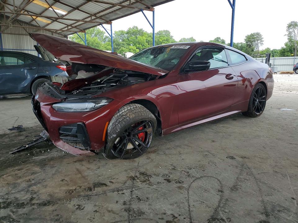2022 BMW M4 VIN WBA83AP02NCH72317 COPART salvage auction — FRONT END, Ga - Cert Of Title-Salvage, sold $300 on 2026-07-30 (photo 1)