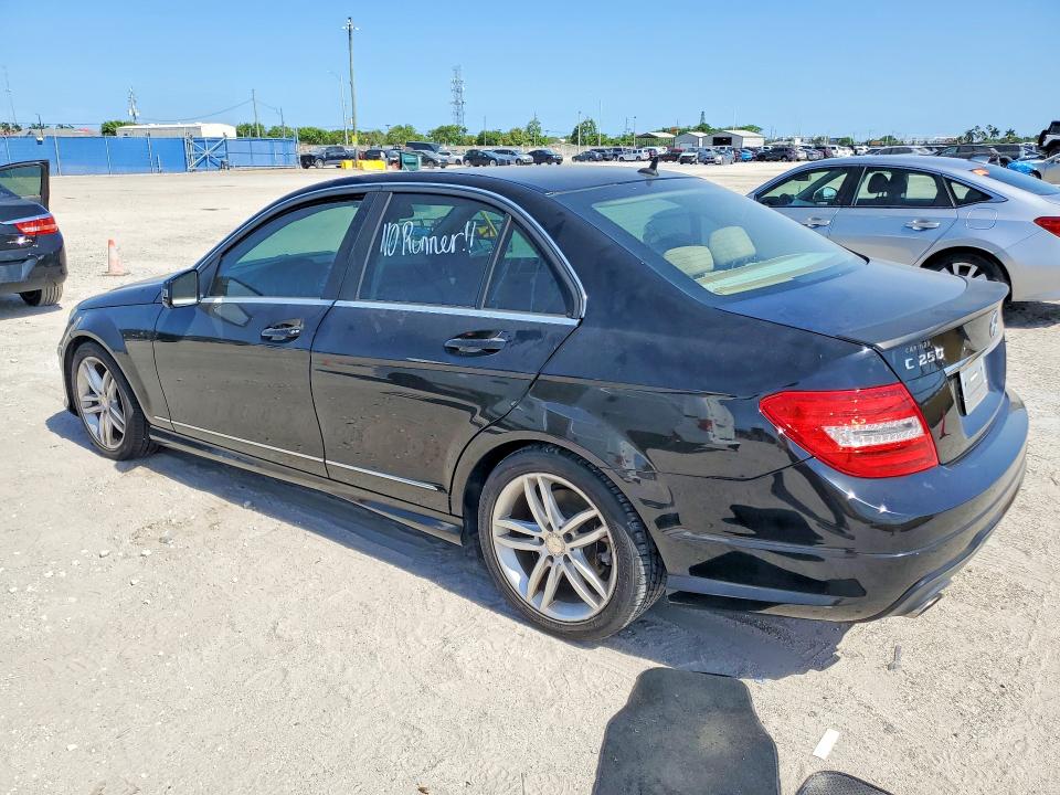 2014 Mercedes-benz C-klasse VIN WDDGF4HB7EA933069 COPART salvage auction — MECHANICAL, Fl - Dealer Only Clean Title (P), sold $1,300 on 2026-07-13 (photo 2)