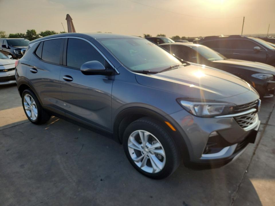 2021 Buick Encore gx VIN KL4MMBS22MB136358 COPART salvage auction — HAIL, Tx - Certificate Of Title, sold $2,200 on 2026-07-02 (photo 4)