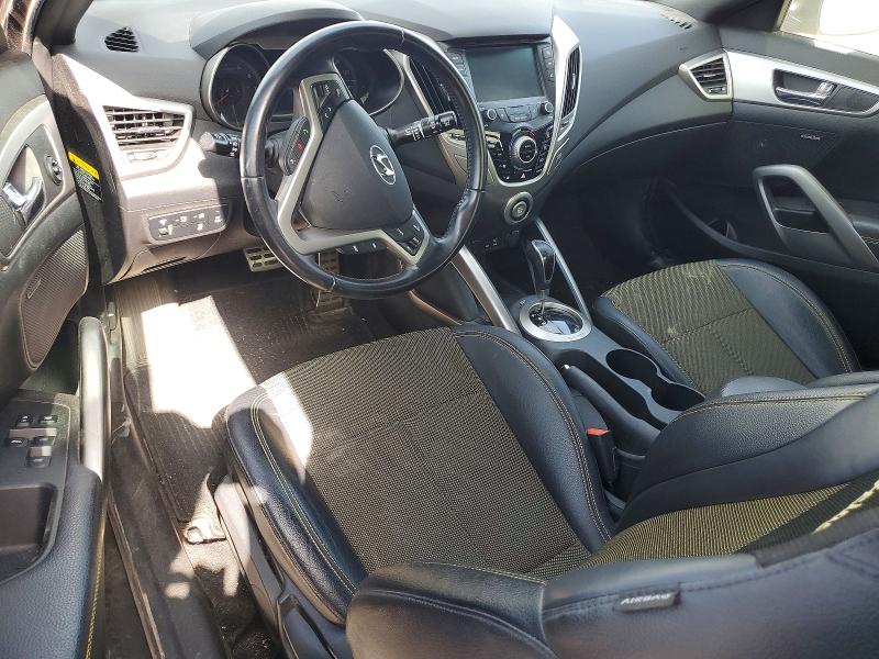 2016 Hyundai Veloster VIN KMHTC6AD6GU248857 COPART salvage auction — FRONT END, Tx - Salvage Vehicle Title, sold $1,250 on 2026-07-16 (photo 8)