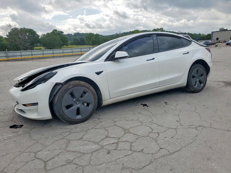 2023 Tesla Model 3 VIN 5YJ3E1EAXPF420978 COPART salvage auction — FRONT END, Tn - Salvage Certificate, sold $3,100 on 2026-07-27 (photo 1)
