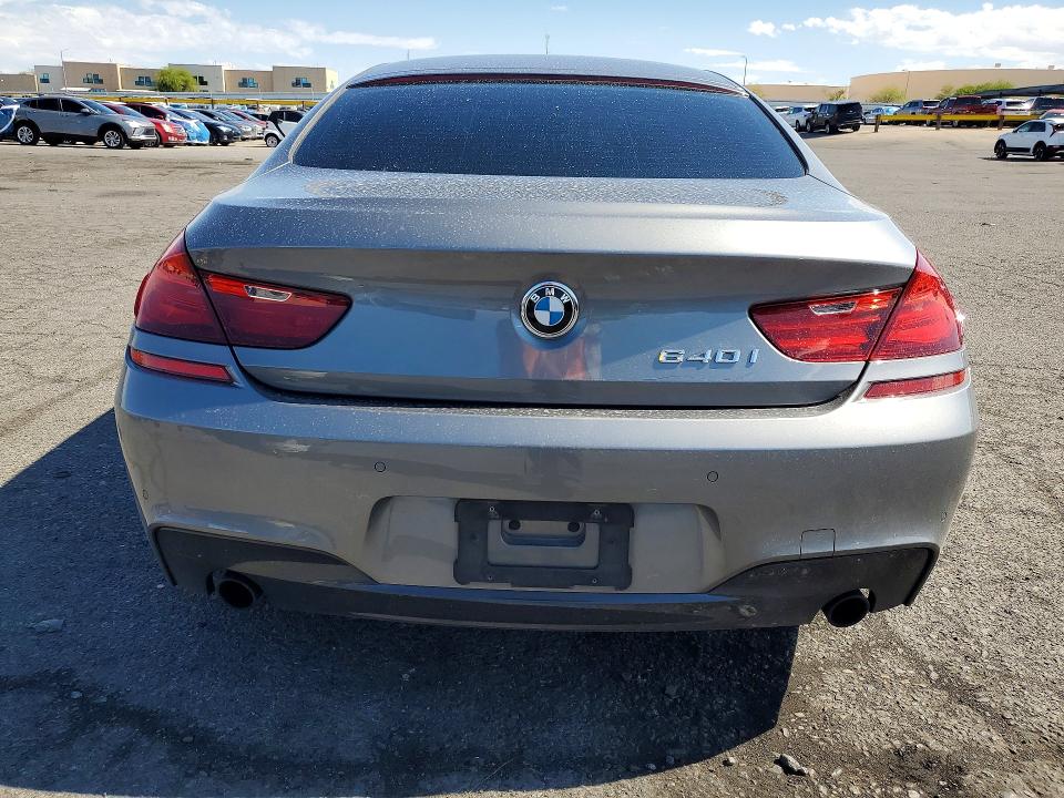 2014 BMW 6er VIN WBA6A0C51ED317619 COPART salvage auction — FRONT END, Nv - Salvage Title, sold $3,500 on 2026-07-20 (photo 6)