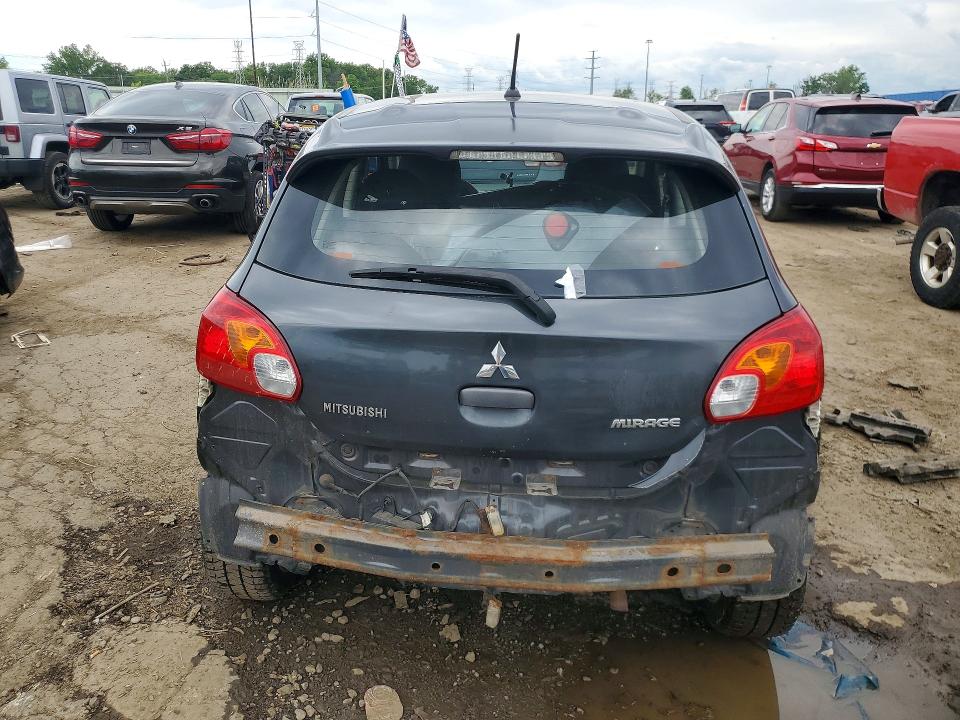 2015 Mitsubishi Mirage VIN ML32A3HJ6FH014163 COPART salvage auction — FRONT END, Mi - Certificate Of Title, sold $325 on 2026-07-07 (photo 6)