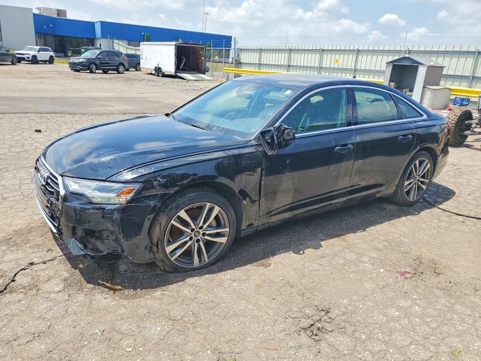 2023 Audi A6 VIN WAUD3BF21PN031040 COPART salvage auction — FRONT END, Mi - Certificate Of Title, sold $11,900 on 2026-07-07 (photo 1)