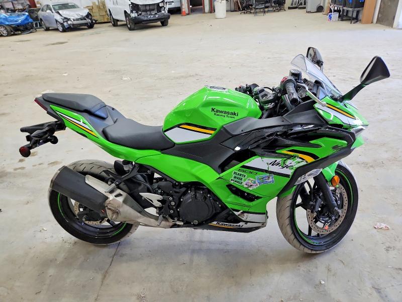 2025 Kawasaki Ex500 VIN ML5EXGH18SDA58406 — COPART salvage auction photo