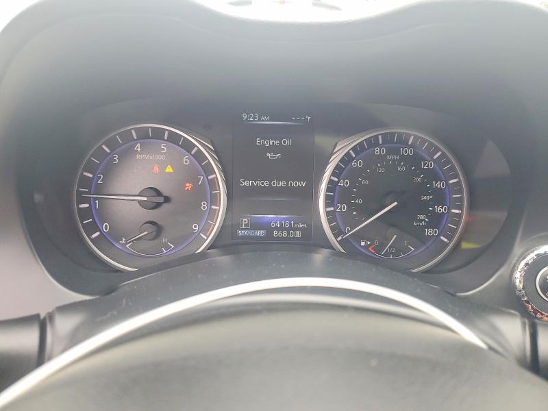 2017 Infiniti VIN JN1EV7AR8HM832450 COPART salvage auction — FRONT END, Wv - Salvage Certificate, sold $3,600 on 2026-07-30 (photo 9)