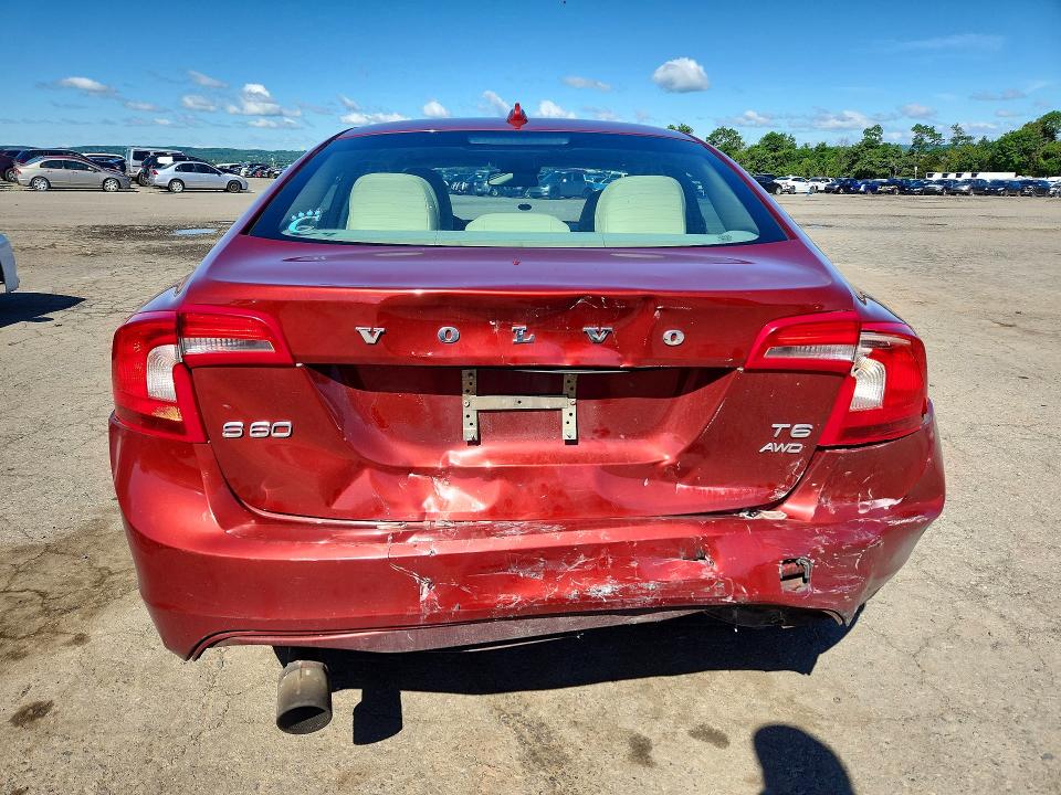 2012 Volvo S60 VIN YV1902FH2C2045654 COPART salvage auction — REAR END, Pa - Certificate Of Salvage, sold $175 on 2026-07-10 (photo 6)