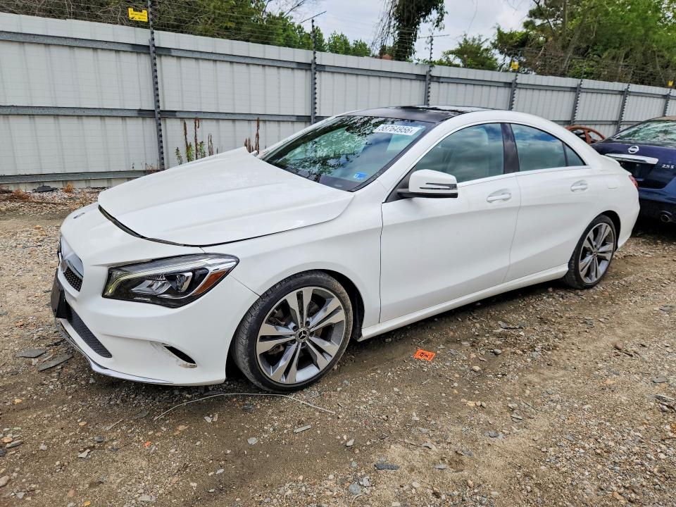 2019 Mercedes-benz Cla-klasse VIN WDDSJ4EB9KN724420 COPART salvage auction — FRONT END, Va - Cert Of Title - Salvage, sold $6,700 on 2026-07-21 (photo 1)
