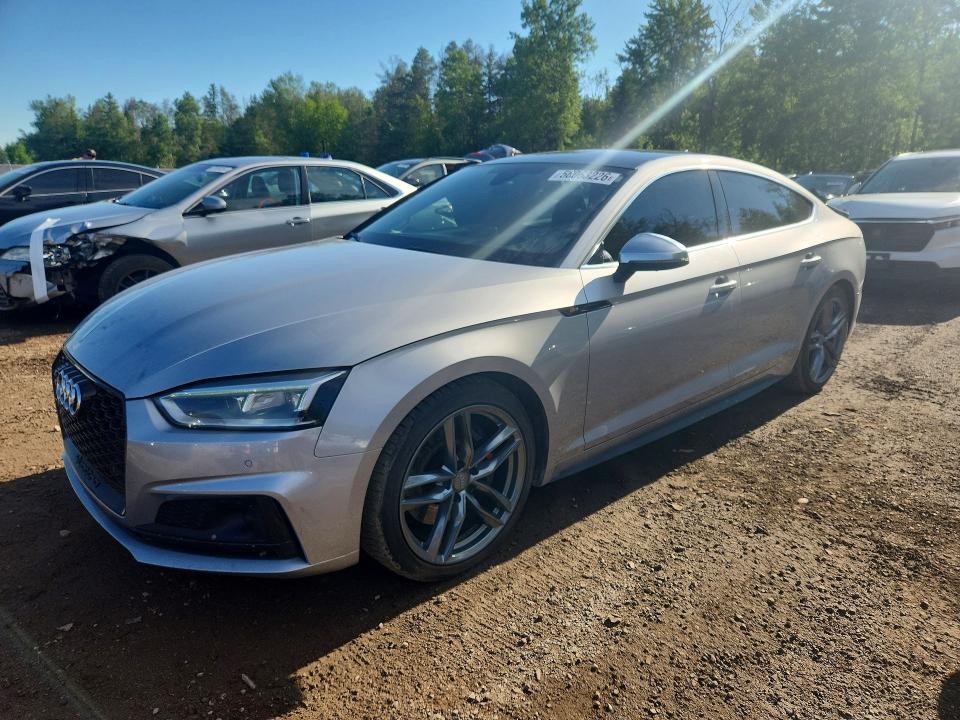 2018 Audi Rs5 VIN WAUC4CF53JA032956 COPART salvage auction — REAR END, On - Permit No Brand - Unfit, sold $9,300 on 2026-07-14 (photo 1)