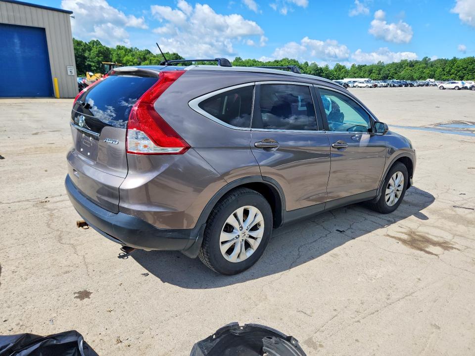 2012 Honda Cr-v VIN 5J6RM4H54CL049797 COPART salvage auction — FRONT END, Pa - Certificate Of Salvage, sold $3,200 on 2026-07-02 (photo 3)