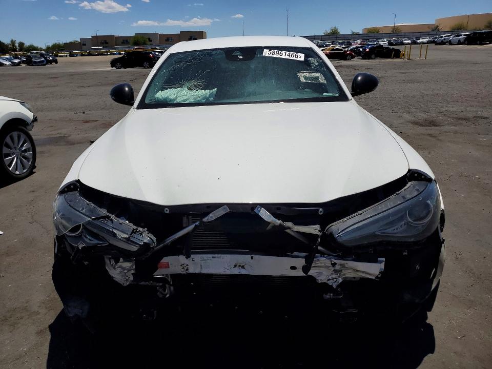 2020 Alfa romeo Giulia VIN ZARFAMAN3L7634302 COPART salvage auction — FRONT END, Nv - Salvage Title (P), sold $3,400 on 2026-07-27 (photo 5)