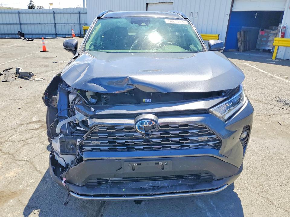 2021 Toyota VIN JTMD6RFV9MD024707 COPART salvage auction — FRONT END, Ca - Salvage Certificate, sold $12,000 on 2026-07-31 (photo 5)