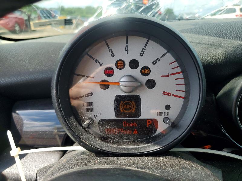 2011 Mini Cooper VIN WMWZG3C50BTY36563 COPART salvage auction — HAIL, Il - Salvage Certificate, sold $225 on 2026-07-17 (photo 9)