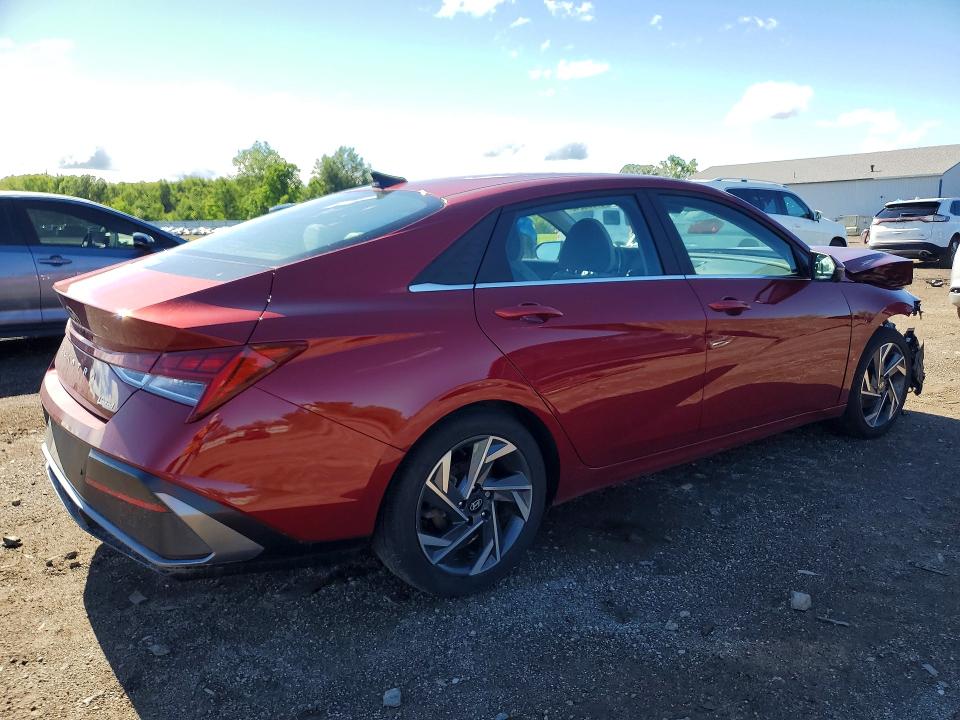 2024 Hyundai Elantra VIN KMHLP4DG3RU779631 COPART salvage auction — FRONT END, Oh - Certificate Of Title, sold $900 on 2026-07-20 (photo 3)