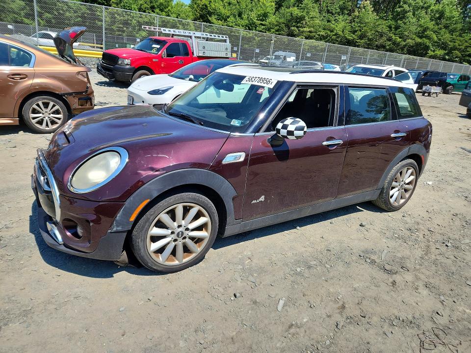 2017 Mini VIN WMWLU5C57H2E81385 COPART salvage auction — FRONT END, Md - Cert Of Salvage > 75% Damage, sold $1,650 on 2026-07-17 (photo 1)
