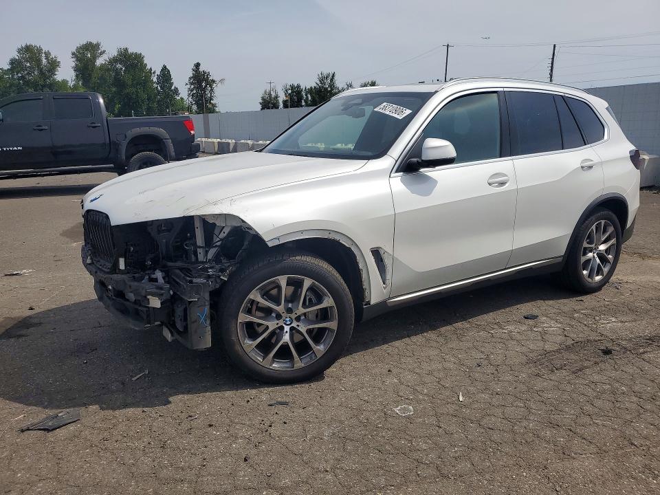 2024 BMW X5 VIN 5UX23EU05R9S66337 COPART salvage auction — FRONT END, Or - Salvage Title Certificate, sold $1,600 on 2026-08-03 (photo 1)