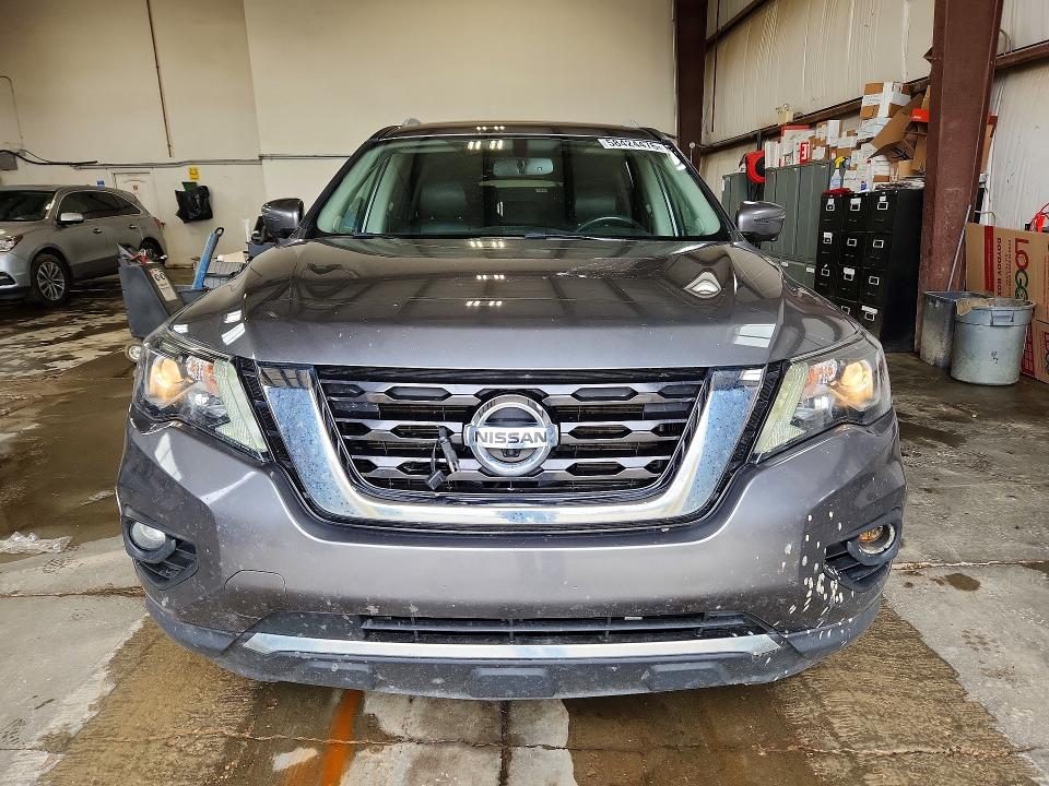 2018 Nissan Pathfinder VIN 5N1DR2MM6JC676075 COPART salvage auction — SIDE, Ab - Bos - Salvage, sold $5,000 on 2026-07-09 (photo 5)