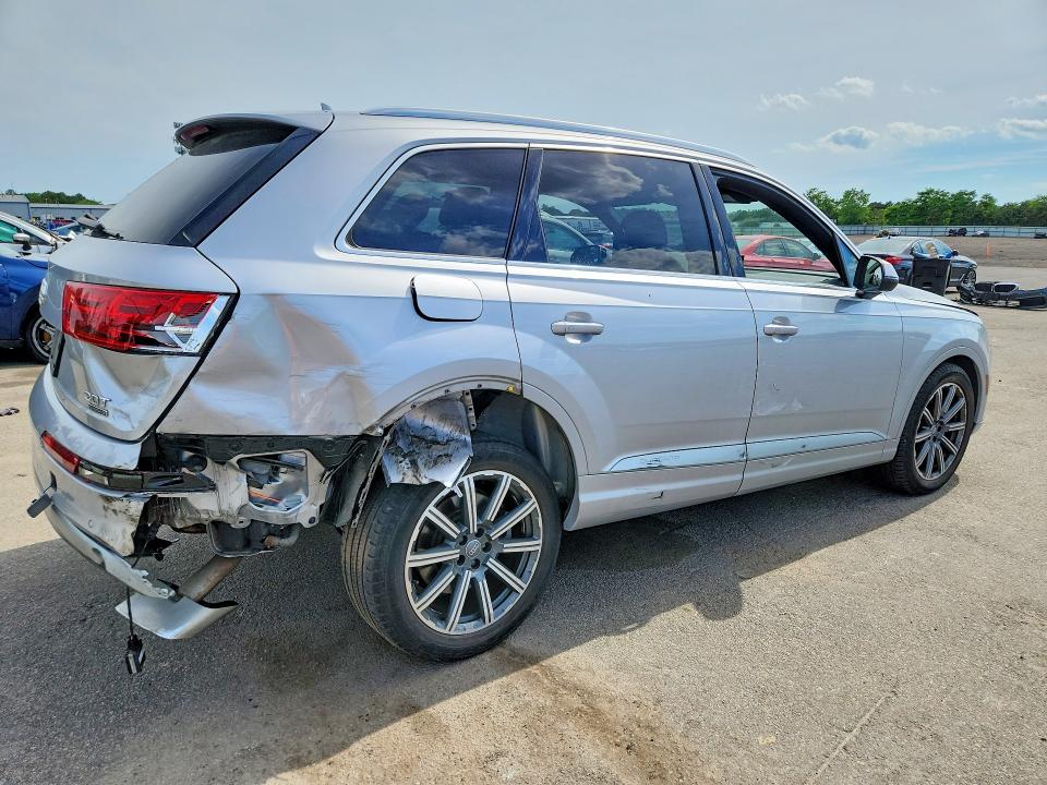 2018 Audi Q7 VIN WA1VAAF70JD002722 COPART salvage auction — REAR END, Ny - Mv-907A Salvage Certificate, sold $6,600 on 2026-07-06 (photo 3)