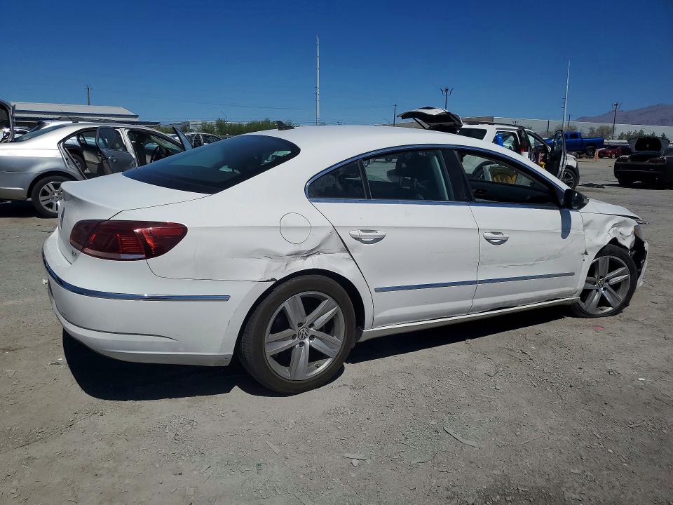2013 Volkswagen Passat cc VIN WVWBP7AN3DE548879 COPART salvage auction — FRONT END, Nv - Salvage Title, sold $125 on 2026-07-14 (photo 3)