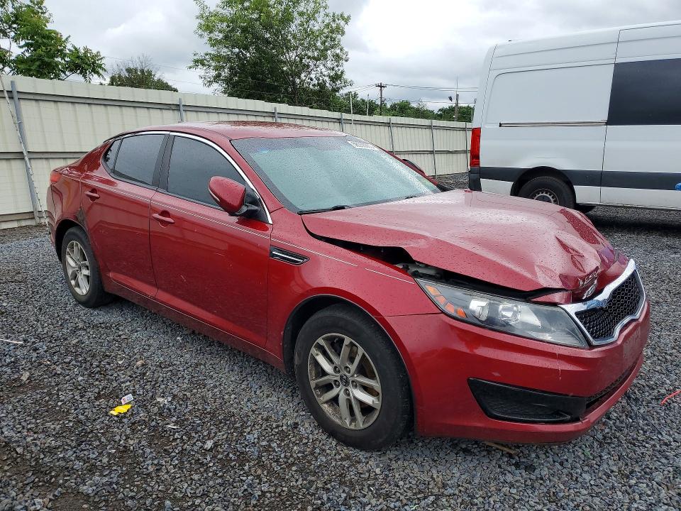 2011 Kia Optima VIN KNAGM4A79B5086756 COPART salvage auction — FRONT END, NJ - CERT OF TITLE-SALVAGE (P), sold $350 on 2026-07-02 (photo 4)